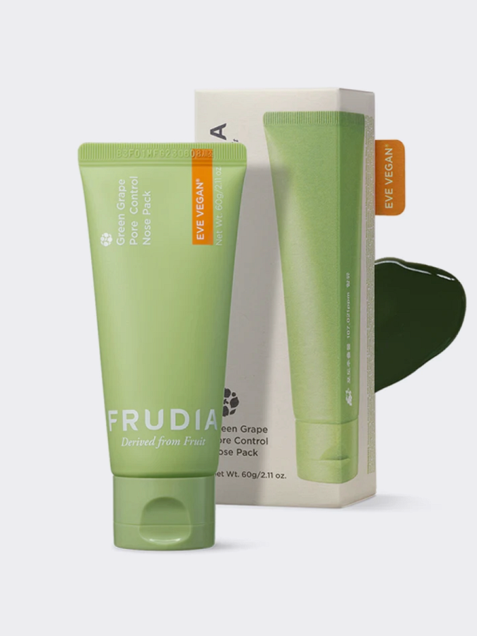 Маска-плёнка для очищения пор с экстрактом зелёного винограда Frudia Green Grape Pore Control Nose Pack