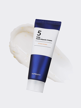 Мультивитаминный крем для ровного тона кожи Numbuzin No.5 Daily Multi-Vitamin Cream