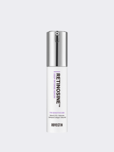 Разглаживающая сыворотка с ретинолом и аденозином ROVECTIN Retinosine Deep Intense Serum Разглаживающая сыворотка с ретинолом и аденозином ROVECTIN Retinosine Deep Intense Serum