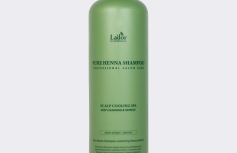 Профессиональный укрепляющий шампунь для волос с хной и ментолом La'dor Pure Henna Shampoo