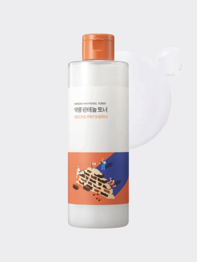 Успокаивающий тонер для лица с экстрактом черной сои и пантенолом Round Lab Soybean Panthenol Toner