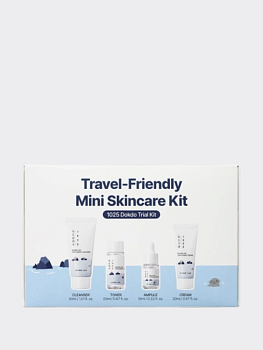 Дорожный набор для ухода за кожей с морской водой Round Lab 1025 Dokdo Trial Kit