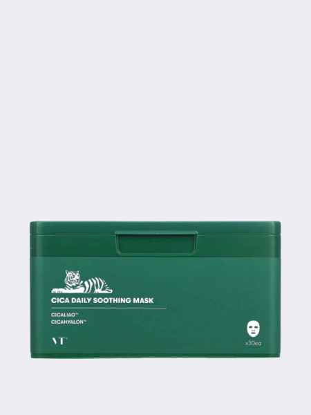 Успокаивающие тканевые маски с экстрактом центеллы VT Cica Daily Soothing Mask