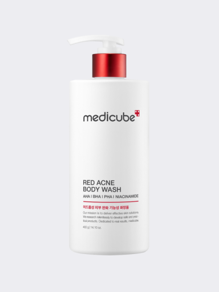 Противовоспалительный гель для душа с комплексом кислот Medicube Red Acne Body Wash 2.0