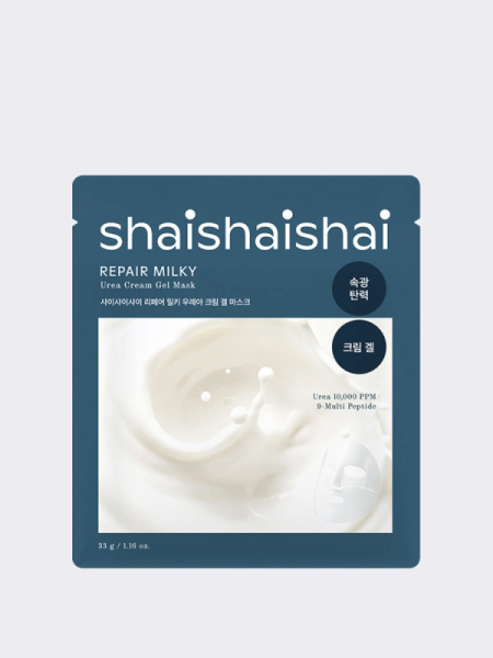 Восстанавливающая гидрогелевая маска с мочевиной ShaiShaiShai Repair Milky Urea Cream Gel Mask