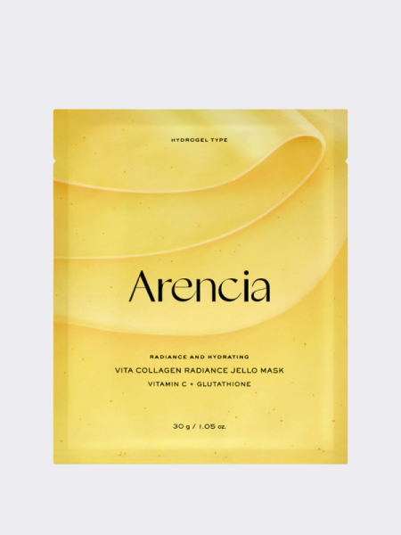 Гидрогелевая маска для сияния кожи с витамином С и глутатионом Arencia Vita Collagen Radiance Jello Mask