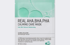Обновляющая тканевая маска с кислотами Some By Mi Real AHA/BHA/PHA Calming Care Mask