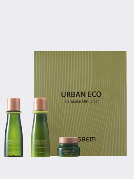 Набор уходовый с экстрактом новозеландского льна THE SAEM Urban Eco Harakeke Mini 3 Set Набор уходовый с экстрактом новозеландского льна THE SAEM Urban Eco Harakeke Mini 3 Set