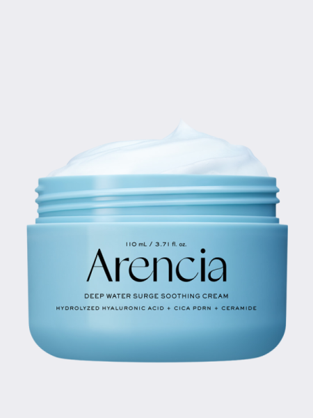 Укрепляющий крем для лица с гиалуроновой кислотой и ПДРН Arencia Deep Water Surge Soothing Cream