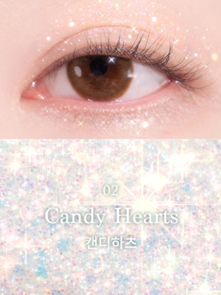 Жидкий глиттер для век Dasique Starlit Jewel Liquid Glitter #02 Candy Hearts Жидкий глиттер для век Dasique Starlit Jewel Liquid Glitter #02 Candy Hearts