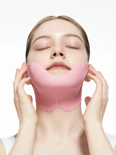 Лифтинг-маска для овала лица с экстрактом камелии и коллагеном Round Lab Camellia Deep Collagen V Lifting Gel Mask