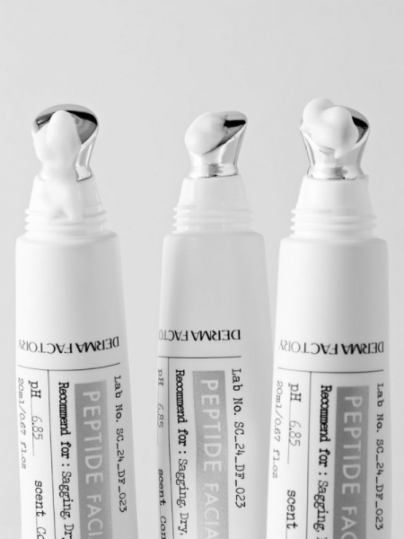 Укрепляющий крем для лица и век с комплексом секольджи Derma Factory Peptide Facial and Eye Cream