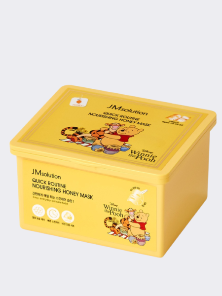 Набор питательных тканевых масок для лица с мёдом и прополисом JMSolution Quick Routine Nourishing Honey Mask Набор питательных тканевых масок для лица с мёдом и прополисом JMSolution Quick Routine Nourishing Honey Mask