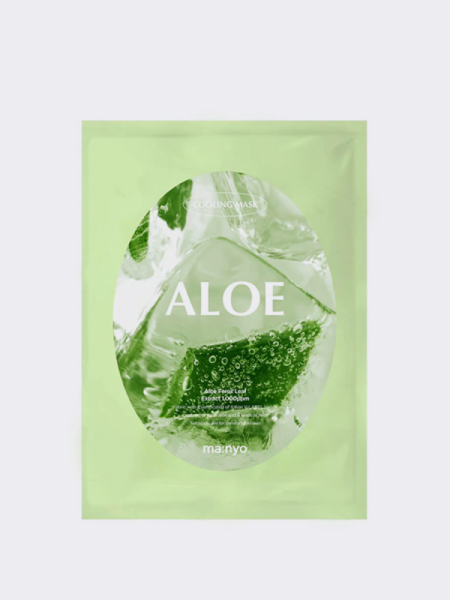 Охлаждающая тканевая маска для лица с экстрактом алоэ Ma:nyo Factory Aloe Cooling Mask Охлаждающая тканевая маска для лица с экстрактом алоэ Ma:nyo Factory Aloe Cooling Mask