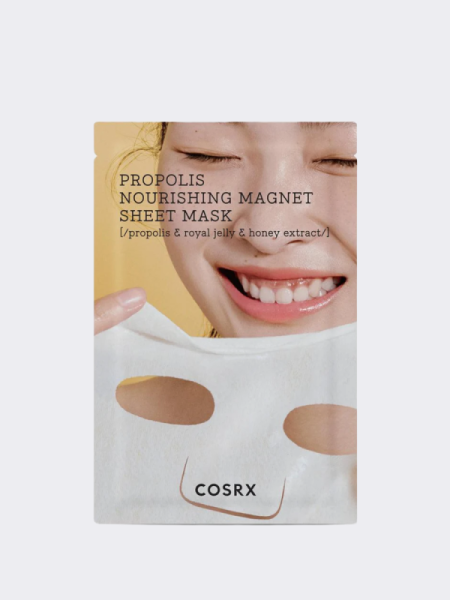 Питательная тканевая маска для лица с прополисом Cosrx Full Fit Propolis Nourishing Magnet Sheet Mask Питательная тканевая маска для лица с прополисом Cosrx Full Fit Propolis Nourishing Magnet Sheet Mask