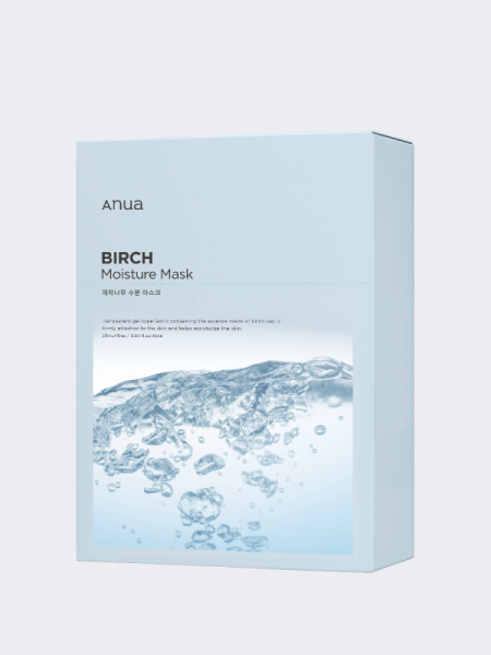 Набор увлажняющих тканевых масок для лица с берёзовым соком ANUA Birch Moisture Sheet Mask Set Набор увлажняющих тканевых масок для лица с берёзовым соком ANUA Birch Moisture Sheet Mask Set