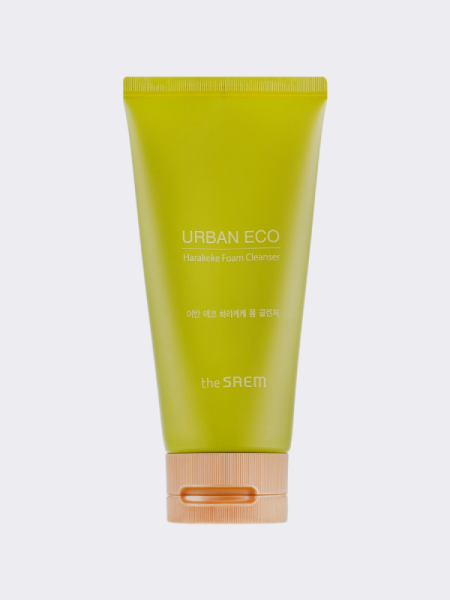 Деликатная пенка для умывания с экстрактом новозеландского льна The Saem Urban Eco Harakeke Foam Cleanser