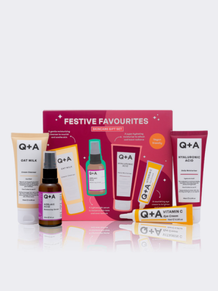 Набор средств для ухода за кожей Q+A Festive Favourites Skincare Gift Set Набор средств для ухода за кожей Q+A Festive Favourites Skincare Gift Set
