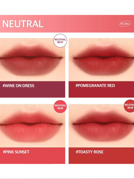 Матовый тинт для губ INGA Blurring Velvet Matte Tint Pink Sunset Матовый тинт для губ INGA Blurring Velvet Matte Tint Pink Sunset