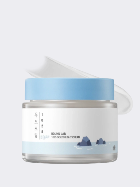 Лёгкий увлажняющий крем для лица с морской водой Round Lab 1025 Dokdo Light Cream