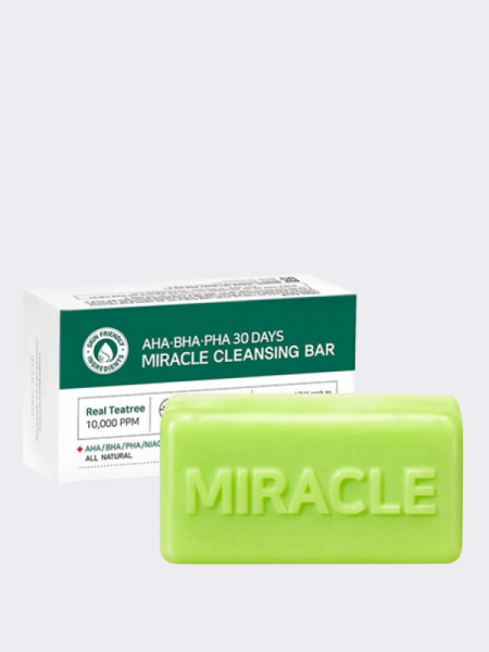 Мыло с кислотами для проблемной кожи Some By Mi AHA-BHA-PHA 30 Days Miracle Cleansing Bar Мыло с кислотами для проблемной кожи Some By Mi AHA-BHA-PHA 30 Days Miracle Cleansing Bar