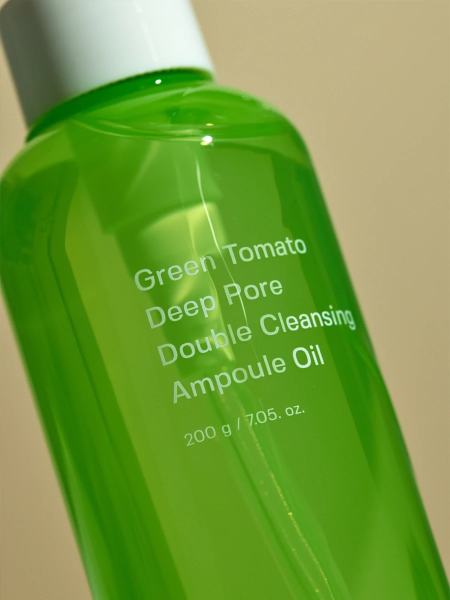 Ампульное гидрофильное масло с экстрактом зелёного томата Sungboon Editor  Green Tomato Double Cleansing Ampoule Oil
