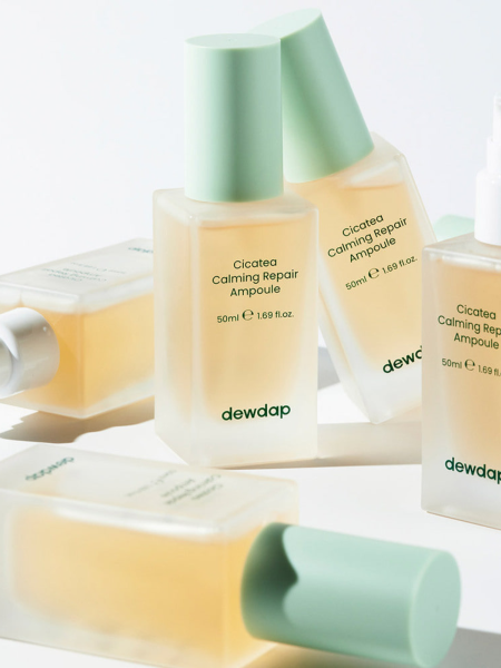 Успокаивающая ампульная сыворотка с экстрактом центеллы dewdap Cicatea Calming Repair Ampoule