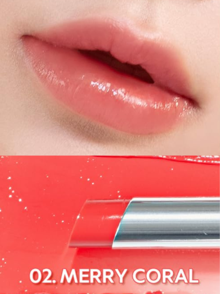 Тающий оттеночный бальзам для губ TIRTIR Waterism Glow Melting Balm 02 Merry Coral