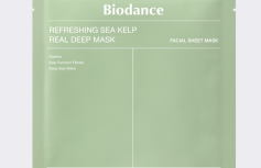 Освежающая гидрогелевая маска с экстрактом водорослей Biodance Refreshing Sea Kelp Real Deep Mask