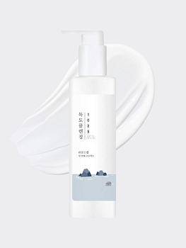 Мягкое молочко для снятия макияжа с морской водой Round Lab 1025 Dokdo Cleansing Milk