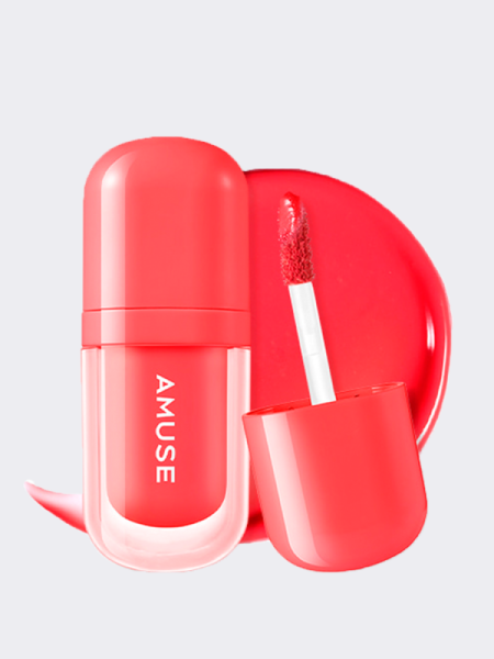 Глянцевый тинт-плампер для губ AMUSE Bebe Tint 04 Apple Like Глянцевый тинт-плампер для губ AMUSE Bebe Tint 04 Apple Like
