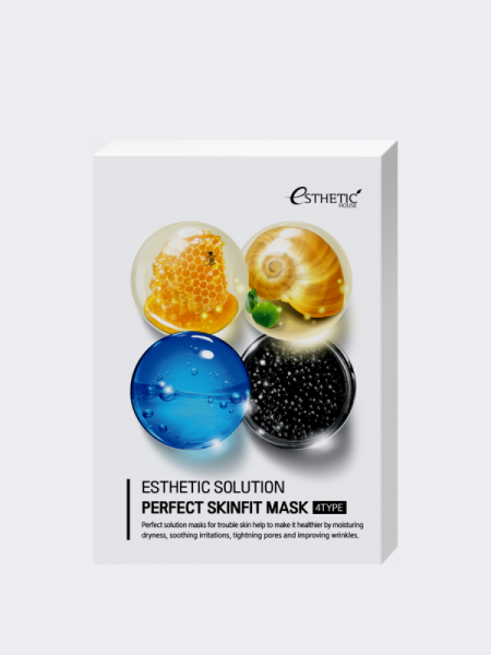 Набор тканевых масок ESTHETIC HOUSE Esthetic Solution Perfect Skinfit Mask 4 Type Набор тканевых масок ESTHETIC HOUSE Esthetic Solution Perfect Skinfit Mask 4 Type