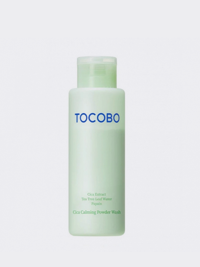 Успокаивающая энзимная пудра с экстрактом центеллы TOCOBO Cica Calming Powder Wash