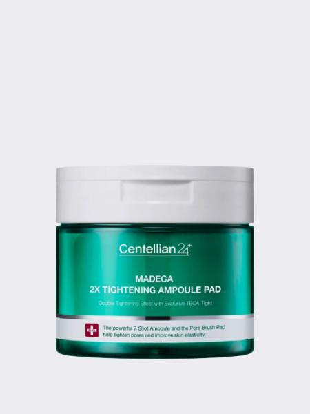 Восстанавливающие тонер-пэды с мадекассовой кислотой Centellian24 Madeca Double Tightening Ampoule Pad