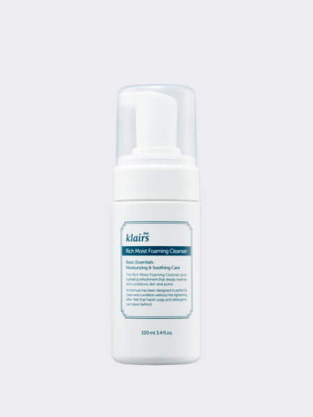 Смягчающая пенка-мусс для умывания Dear, Klairs Rich Moist Foaming Cleanser Смягчающая пенка-мусс для умывания Dear, Klairs Rich Moist Foaming Cleanser