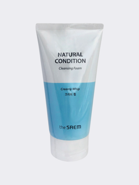 Увлажняющая пенка для умывания The Saem Natural Condition Cleansing Foam Creamy Whip