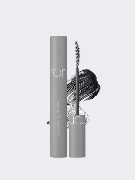 Удлиняющая тушь для ресниц в чёрном оттенке rom&nd Han All Fix Mascara L01 Long Black