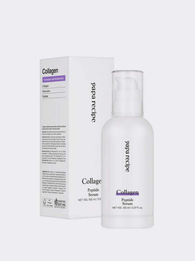 Укрепляющая сыворотка для лица с коллагеном и пептидами Papa Recipe Collagen Peptide Serum