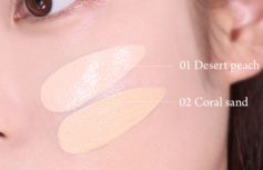 Тональный кушон с экстрактом опунции Huxley Essence Cover Cushion Unseen Layer 01 Desert Peach SPF23 PA++