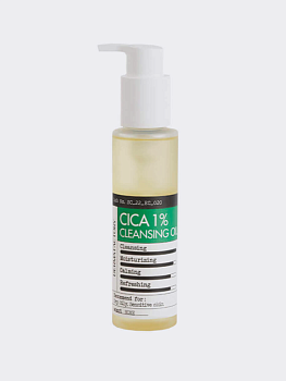 Успокаивающее гидрофильное масло с экстрактом центеллы Derma Factory Cica 1% Cleansing Oil