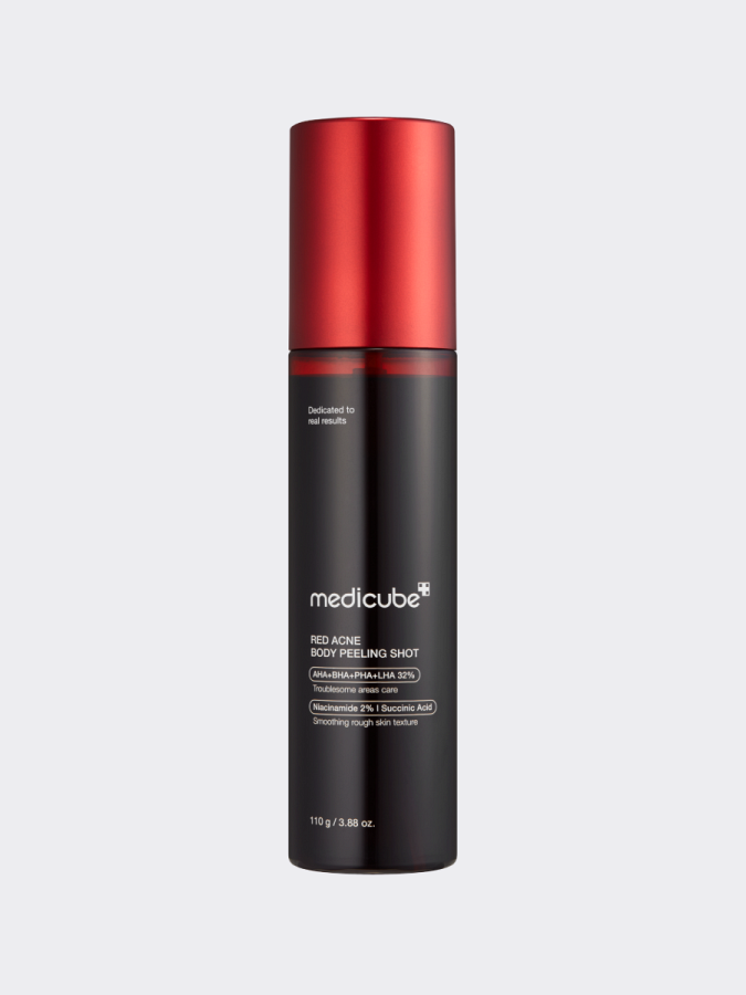 Смываемый спрей-пилинг для тела с комплексом кислот Medicube Red Acne Body Peeling Shot