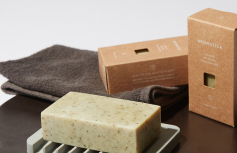 Силиконовая подставка для твёрдого мыла Aromatica Silicone Soap Tray