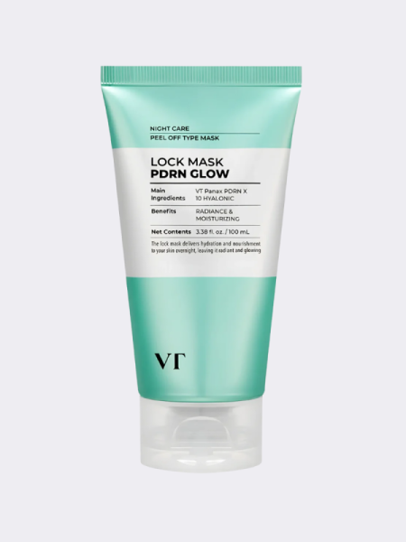 Увлажняющая ночная маска-плёнка с ПДРН для сияния кожи VT PDRN Glow Lock Mask