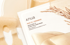 Укрепляющая гидрогелевая маска с экстрактом риса ANUA Rice 70 Glow Collagen Mask