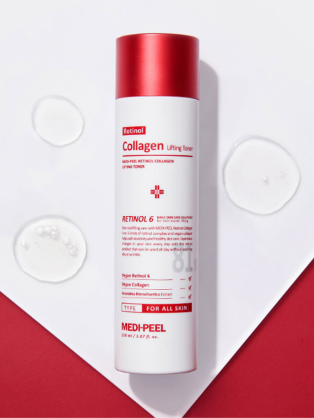 Разглаживающий лифтинг-тонер с ретинолом и коллагеном MEDI-PEEL Retinol Collagen Lifting Toner Разглаживающий лифтинг-тонер с ретинолом и коллагеном MEDI-PEEL Retinol Collagen Lifting Toner