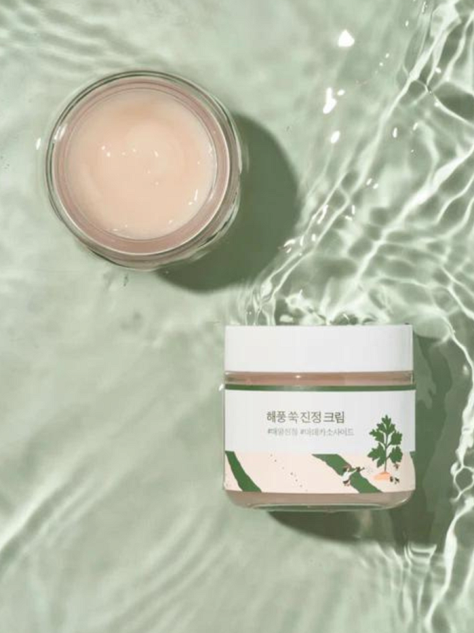 Успокаивающий крем с экстрактом полыни Round Lab Mugwort Calming Cream