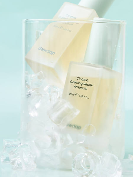 Успокаивающая ампульная сыворотка с экстрактом центеллы dewdap Cicatea Calming Repair Ampoule