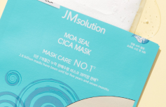 Набор успокаивающих тканевых масок с экстрактом центеллы азиатской JMSolution Moa Seal Cica Mask