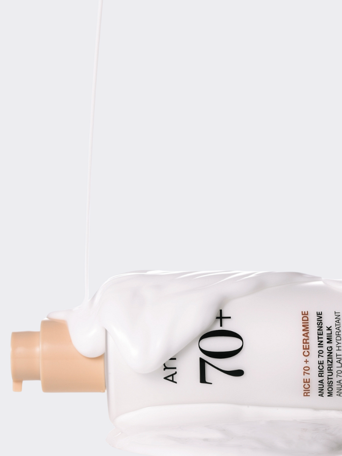Интенсивное увлажняющее молочко-эмульсия с рисовым экстрактом и керамидами ANUA Rice 70 Intensive Moisturizing Milk