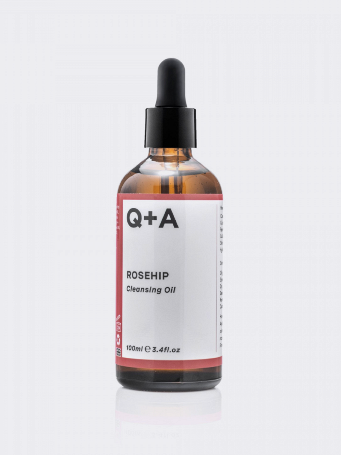 Гидрофильное очищающее масло шиповника Q+A Rosehip Cleansing Oil